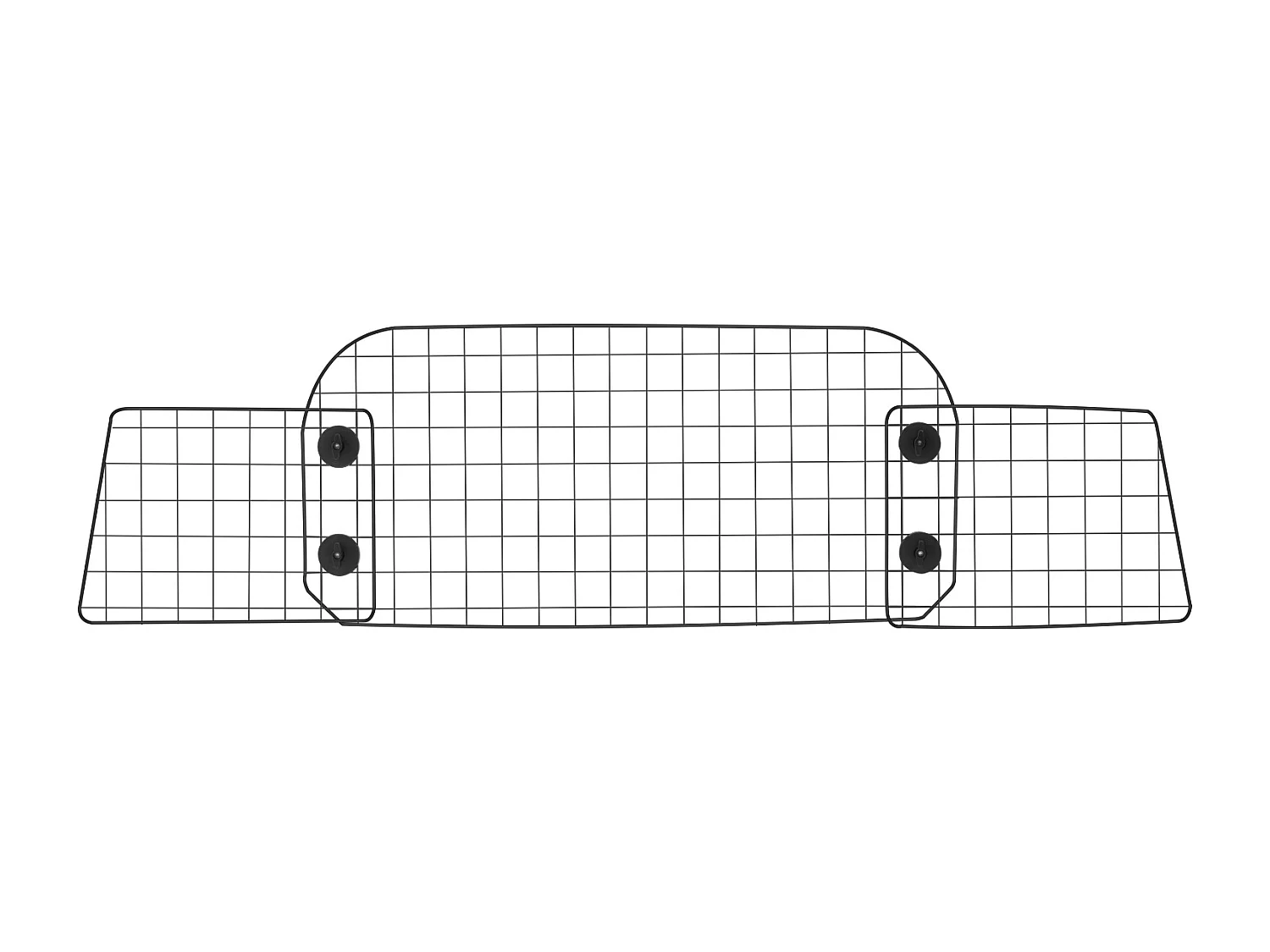 Barrera de Seguridad Ajustable para Perros SucceBuy, (96 a 168 cm), Separador de Coche para Espacio de Carga