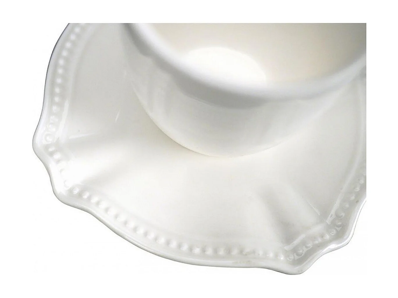 Lot de 5 tasses à expresso Céramique Blanc - Charme Interior's