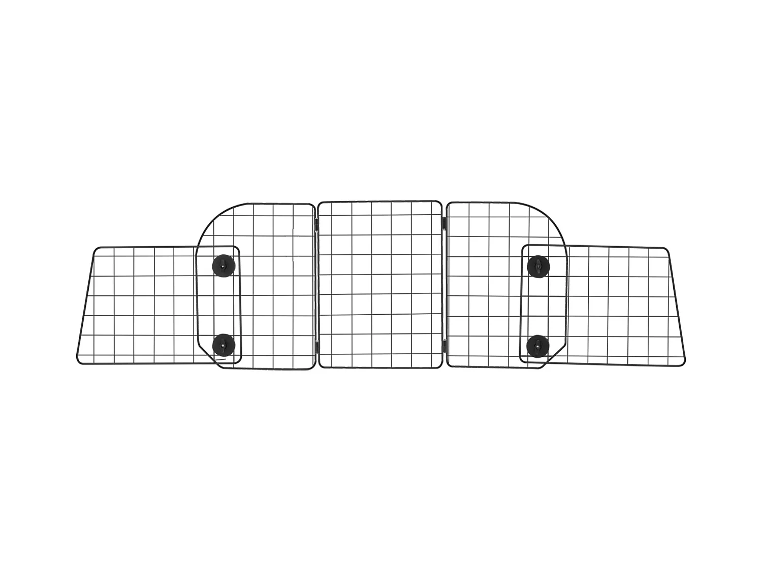Barrière de Sécurité Réglable pour Chien SucceBuy, (93 à 152 cm), Séparateur de Voiture pour Espace de Chargement