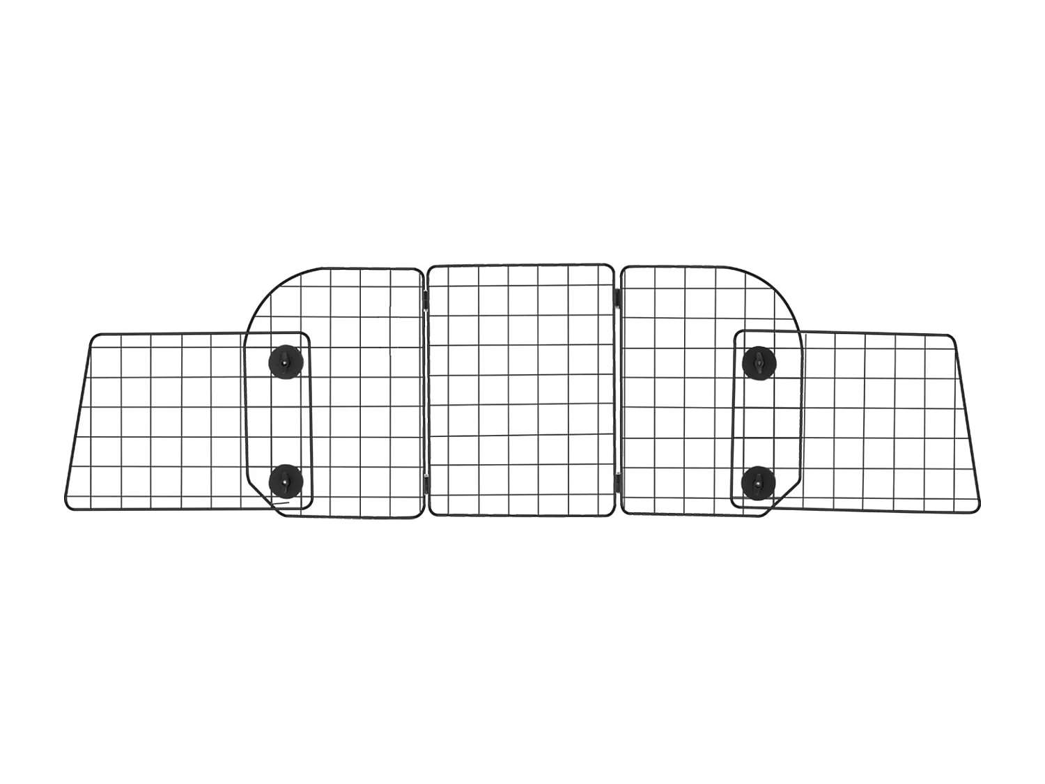 Barrera de Seguridad Ajustable para Perros SucceBuy, (93 a 152 cm), Separador de Coche para Espacio de Carga