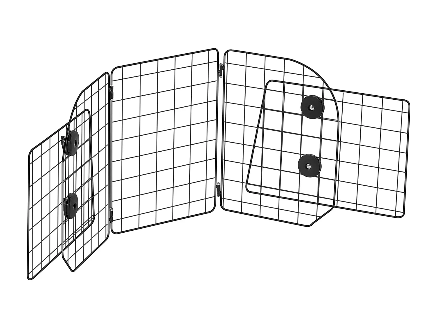 Barrera de Seguridad Ajustable para Perros SucceBuy, (93 a 152 cm), Separador de Coche para Espacio de Carga
