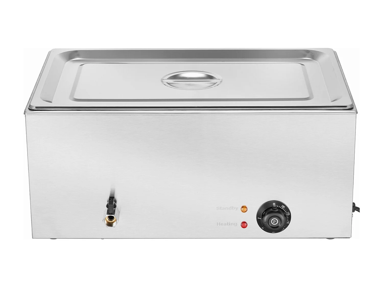 Chauffe-Plat Buffet SucceBuy Chauffe-Plats Électrique pour Buffet de Comptoir, Bac Bain-Marie de 18 L Inclus