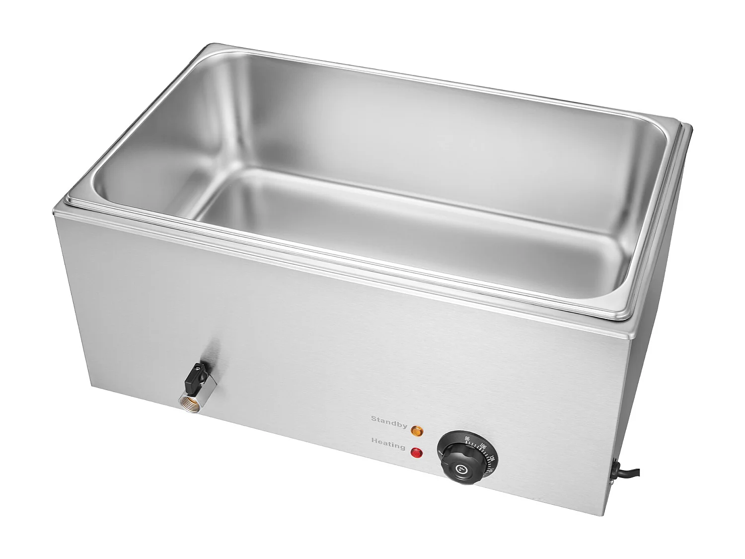 Chauffe-Plat Buffet SucceBuy Chauffe-Plats Électrique pour Buffet de Comptoir, Bac Bain-Marie de 18 L Inclus