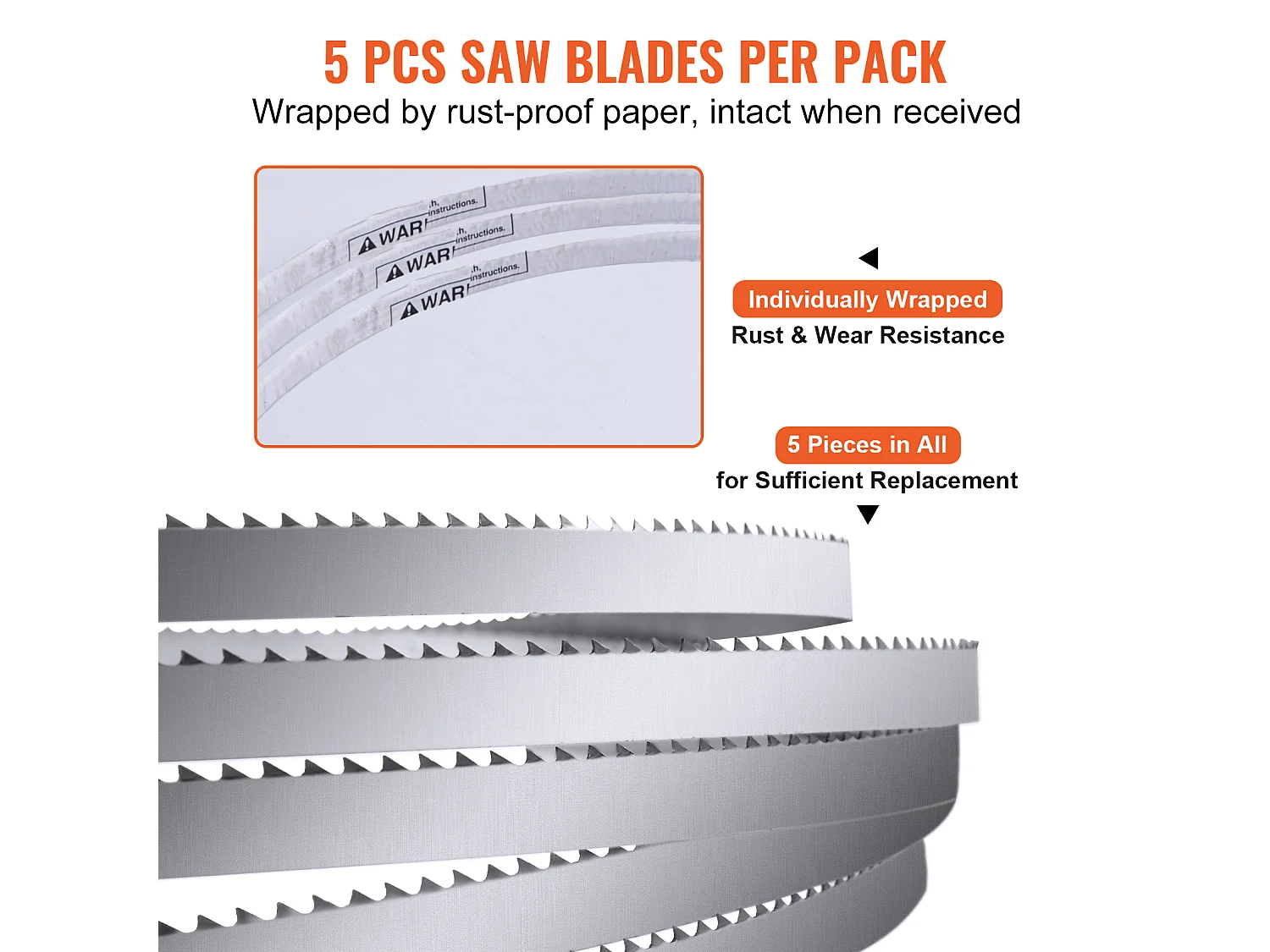 Machine de Scie à Os SucceBuy Lame de Scie à Ruban pour Couper la Viande et les Os 165 cm