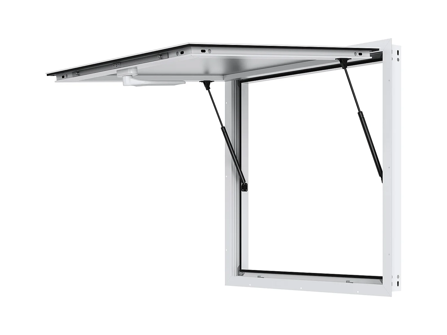 Fenêtre de Concession SucceBuy Fenêtre de Service pour Stand de Concession 91,5 cm L x 91,5 cm W, Auvent de Service pour Camion de Restauration