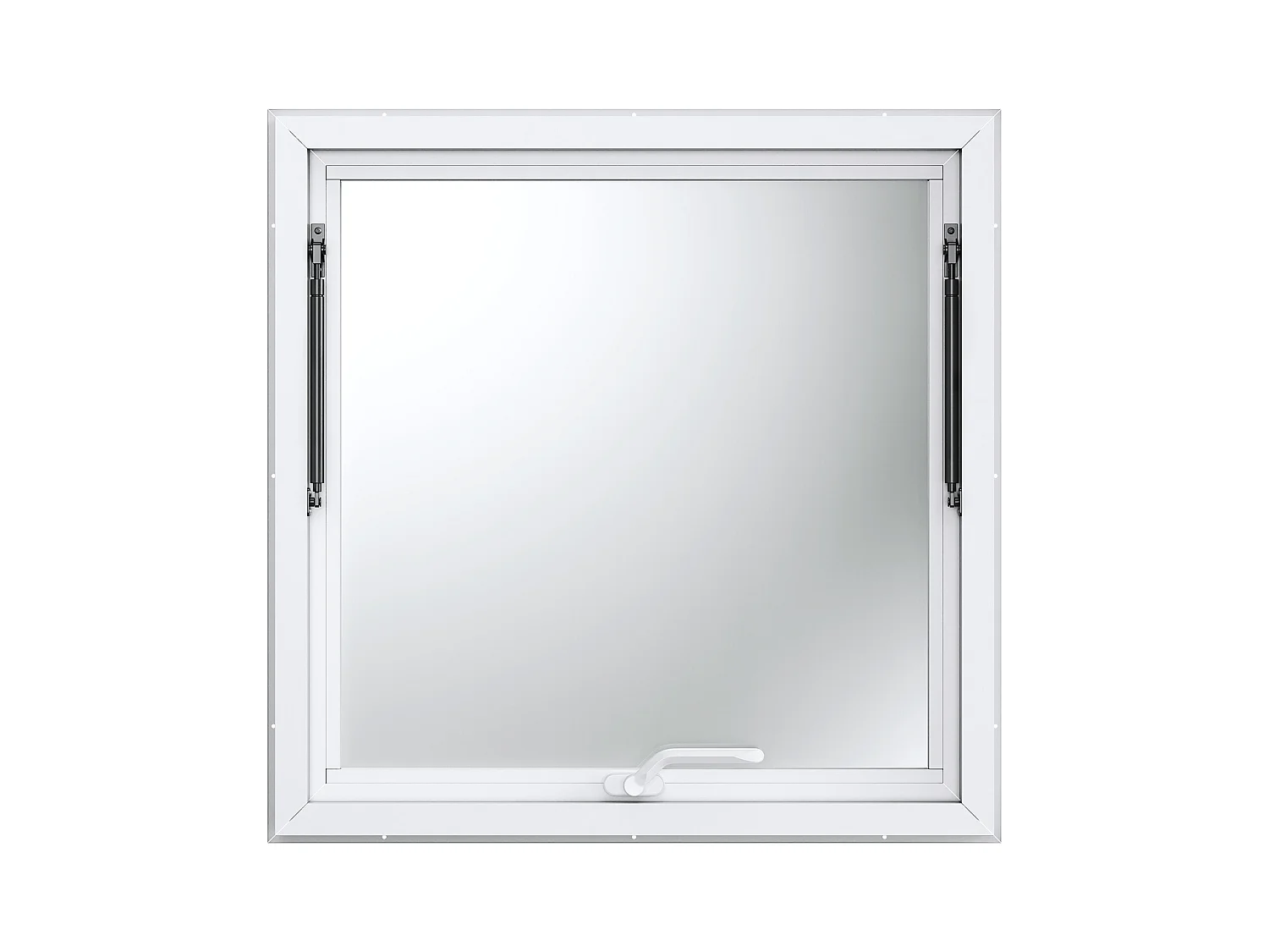 Fenêtre de Concession SucceBuy Fenêtre de Service pour Stand de Concession 91,5 cm L x 91,5 cm W, Auvent de Service pour Camion de Restauration