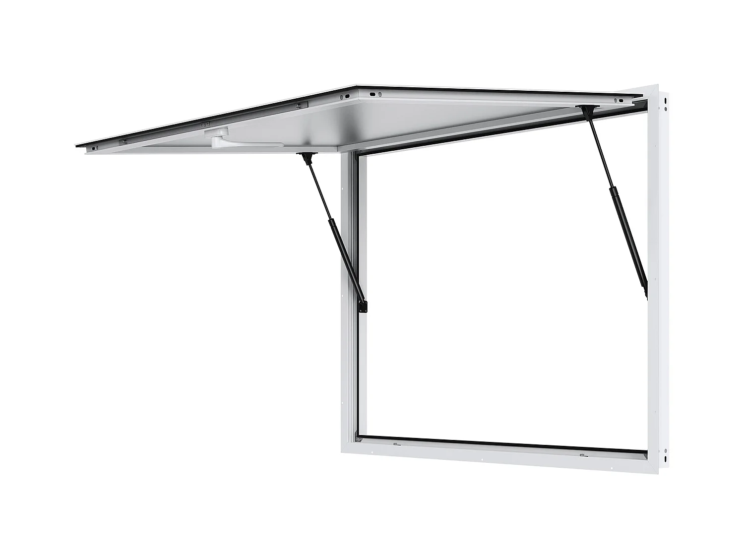 Fenêtre de Concession SucceBuy Fenêtre de Service pour Stand de Concession 122 cm L x 91,5 cm W, Auvent pour Camion de Restauration pour le Service