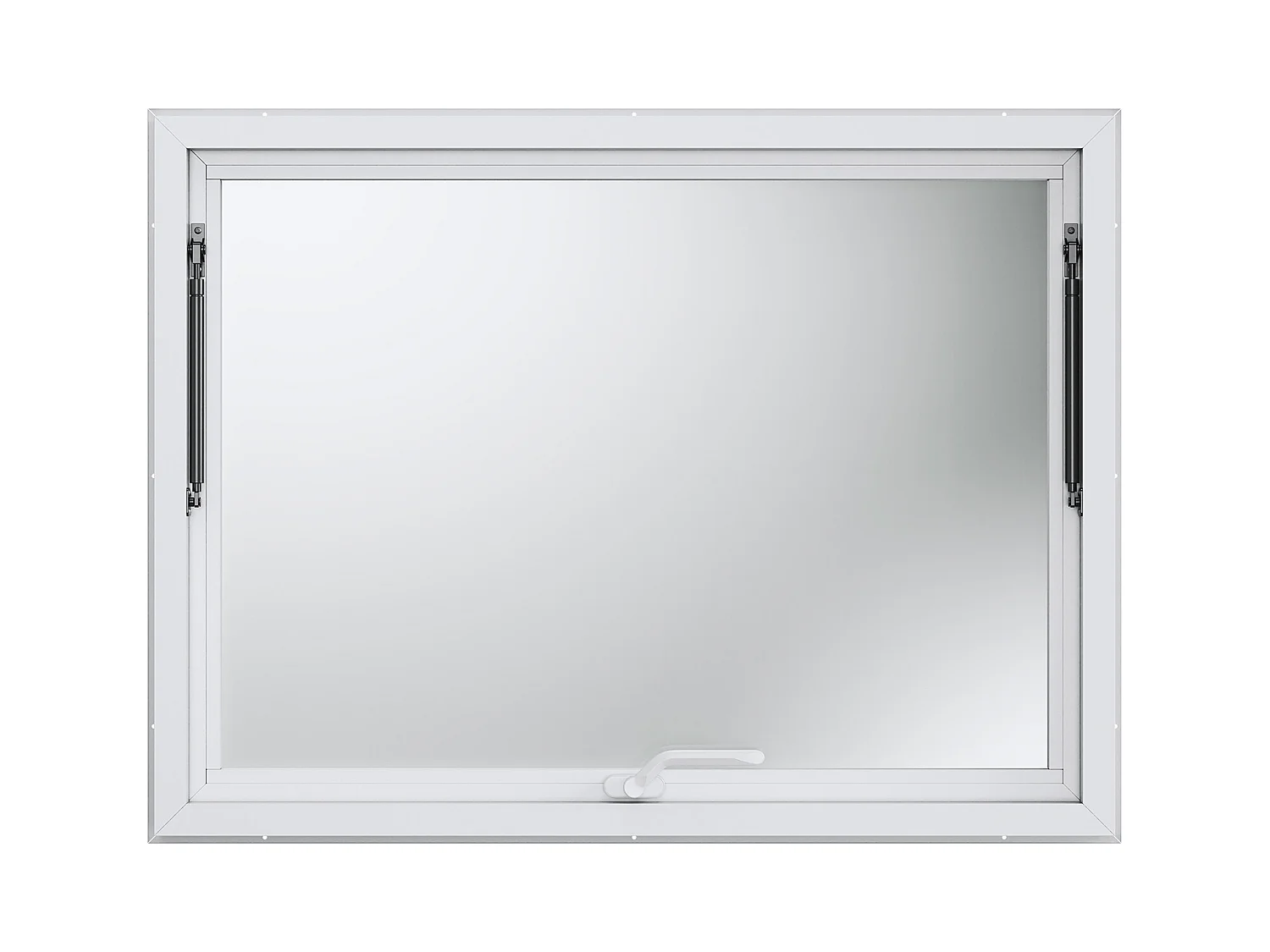 Fenêtre de Concession SucceBuy Fenêtre de Service pour Stand de Concession 122 cm L x 91,5 cm W, Auvent pour Camion de Restauration pour le Service