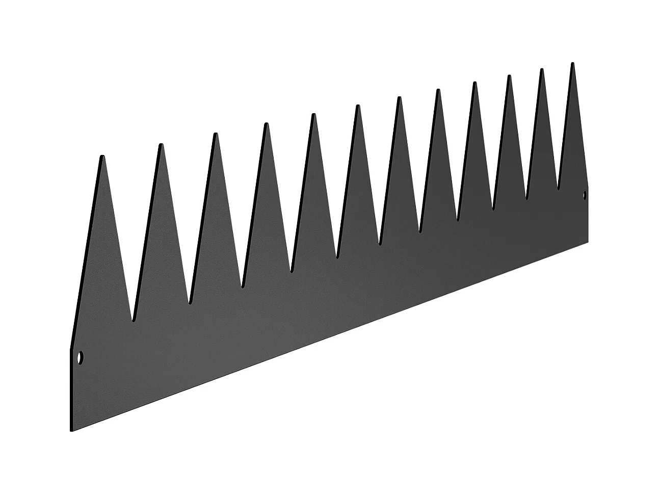 Bordure de Jardin en Acier SucceBuy, Lot de 4, 1016x152,4 mm, Résistante à la Rouille