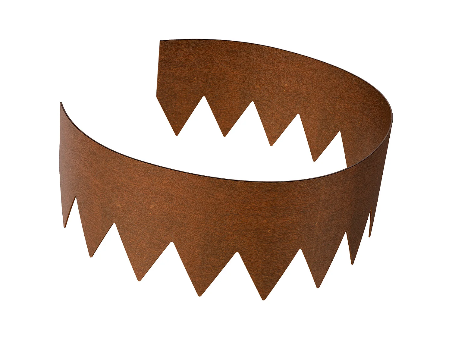 Bordures de Jardin en Acier SucceBuy Résistantes aux Intempéries, 1016x152,4 mm, Lot de 6