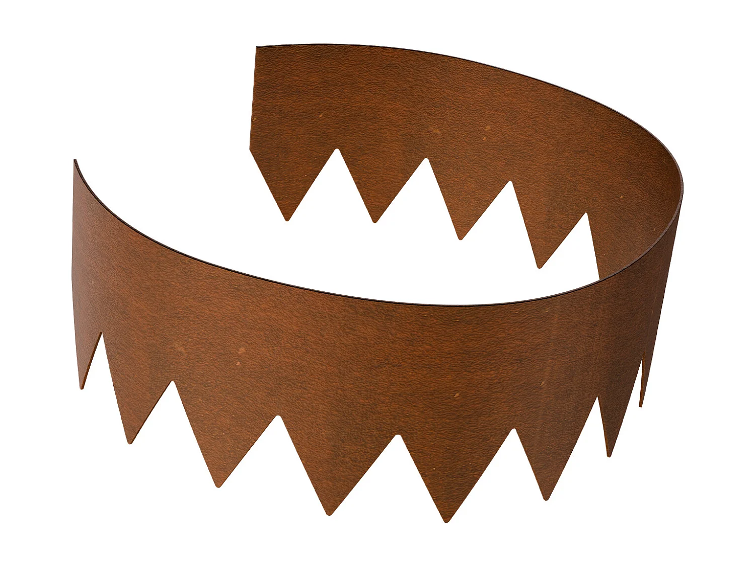 Bordures de Jardin en Acier SucceBuy Résistantes aux Intempéries, 1016x152,4 mm, Lot de 6