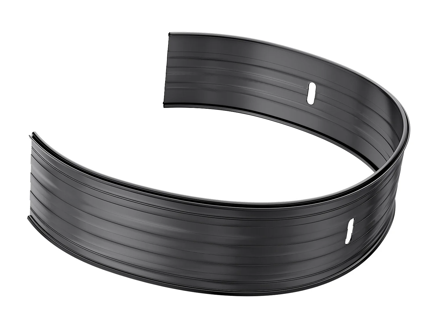 Bordure de Jardin en Métal SucceBuy, 8 Paquets de  1830 mm, Résistante à la Rouille, Pliable pour Cour et Jardin