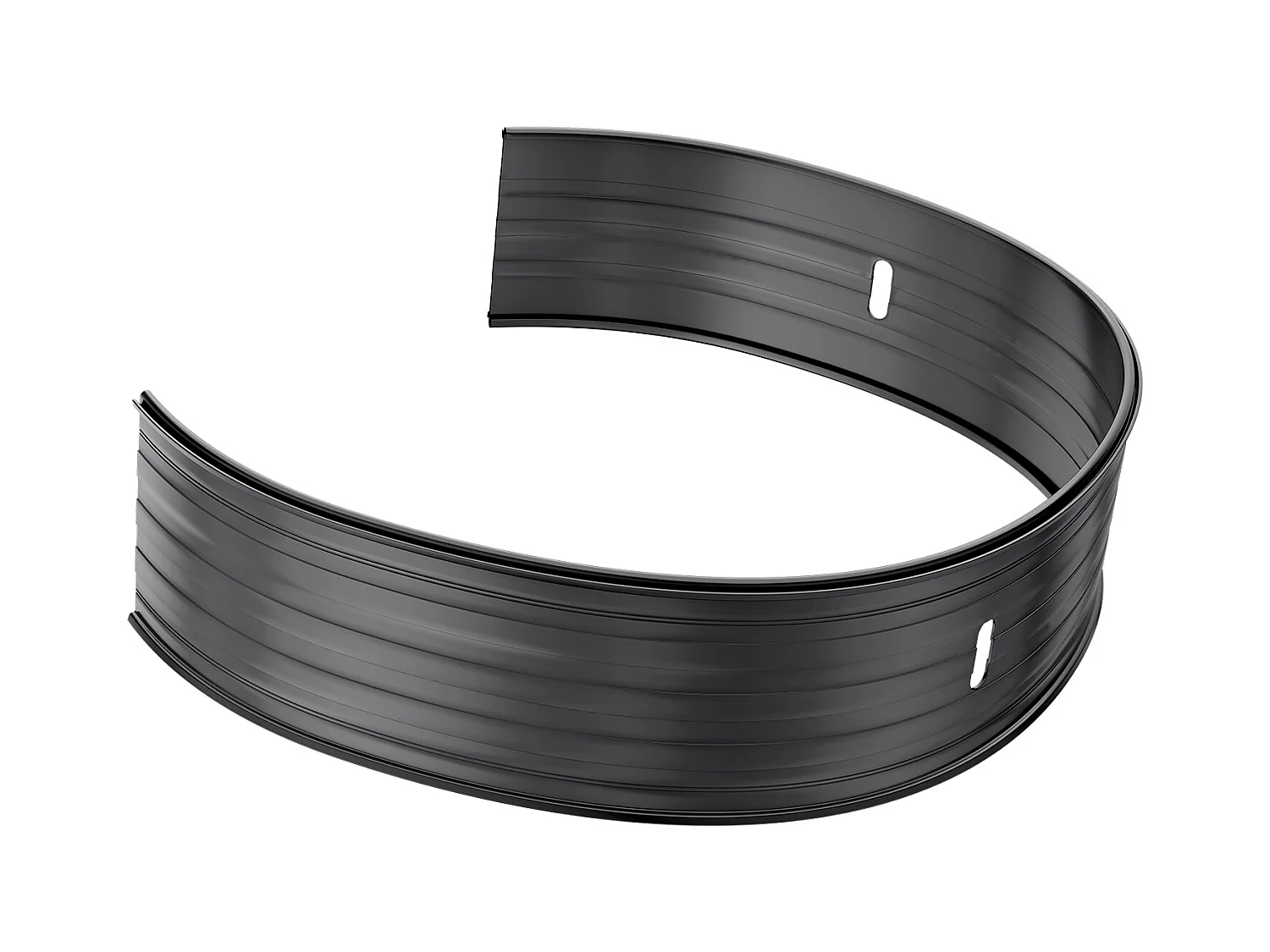 Bordure de Jardin en Métal SucceBuy, 8 Paquets de  1830 mm, Résistante à la Rouille, Pliable pour Cour et Jardin