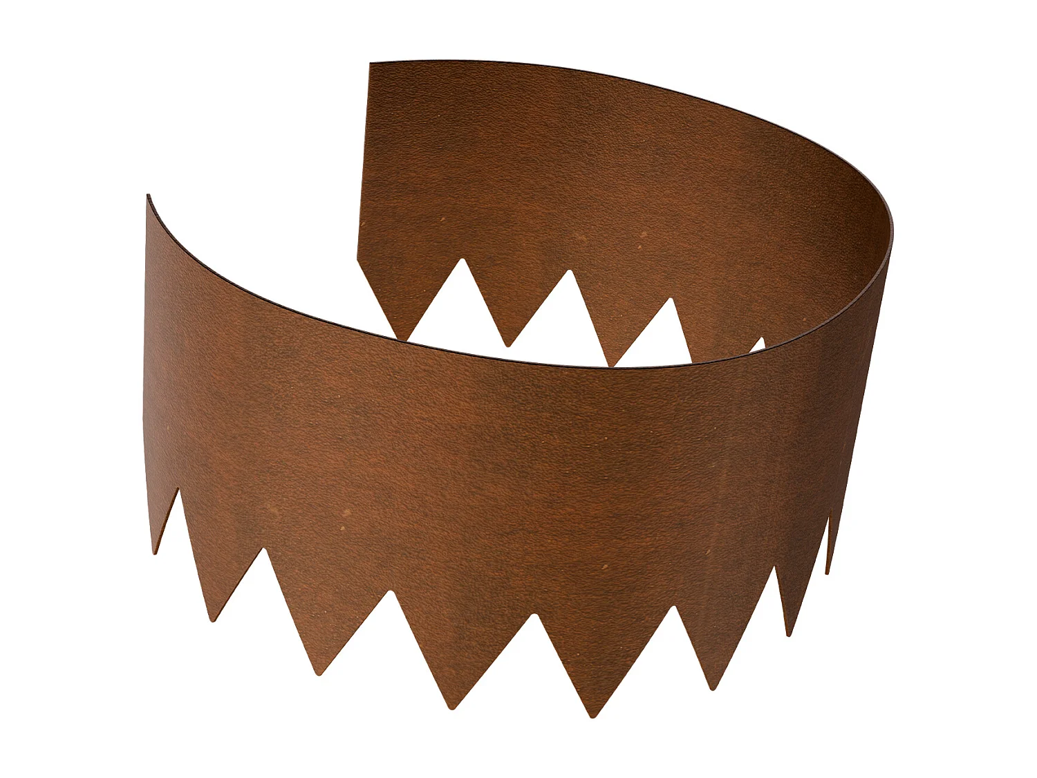 Bordures de Jardin en Acier SucceBuy Résistantes aux Intempéries, 1016x203,2mm, Lot de 6