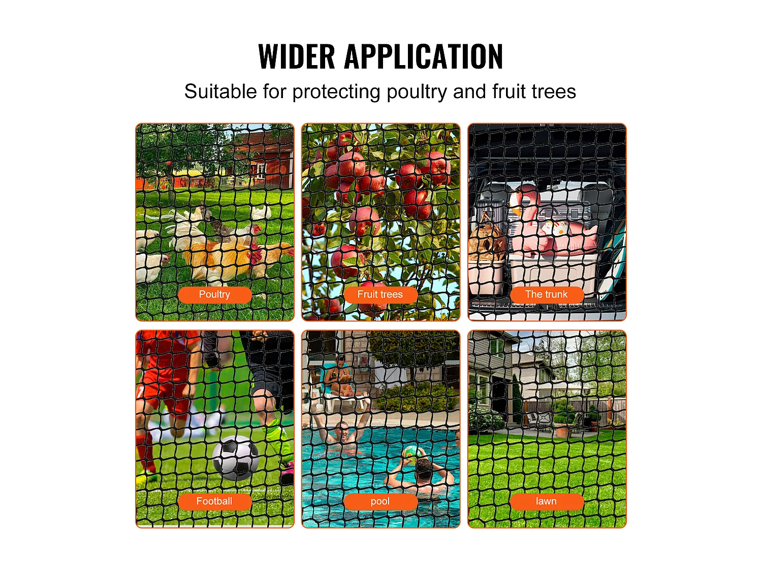 Siatka Treningowa do Golfa SucceBuy 25,4 x 38,1 cm, Wewnętrzna Siatka Uderzeniowa do Baseballu, Piłki Nożnej, Hokeja