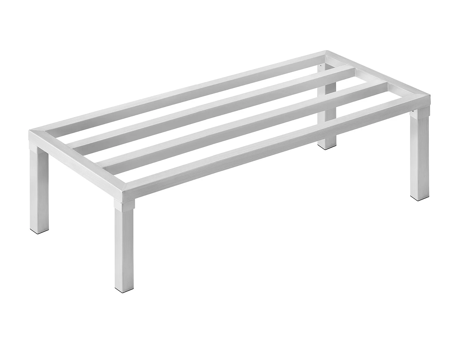Étagère de Rangement, SucceBuy Support de Calage en Aluminium Support de Calage Stationnaire Support de Rangement 121.92 × 50.8 × 30.48 cm