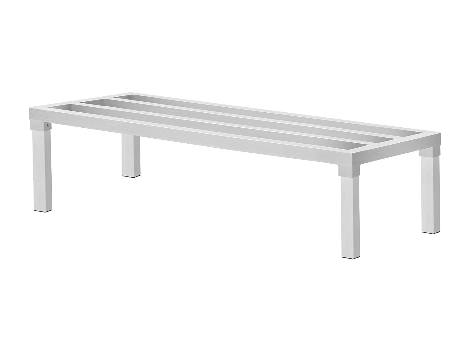 Étagère de Rangement, SucceBuy Support de Calage en Aluminium Support de Calage Stationnaire Support de Rangement 121.92 × 50.8 × 30.48 cm