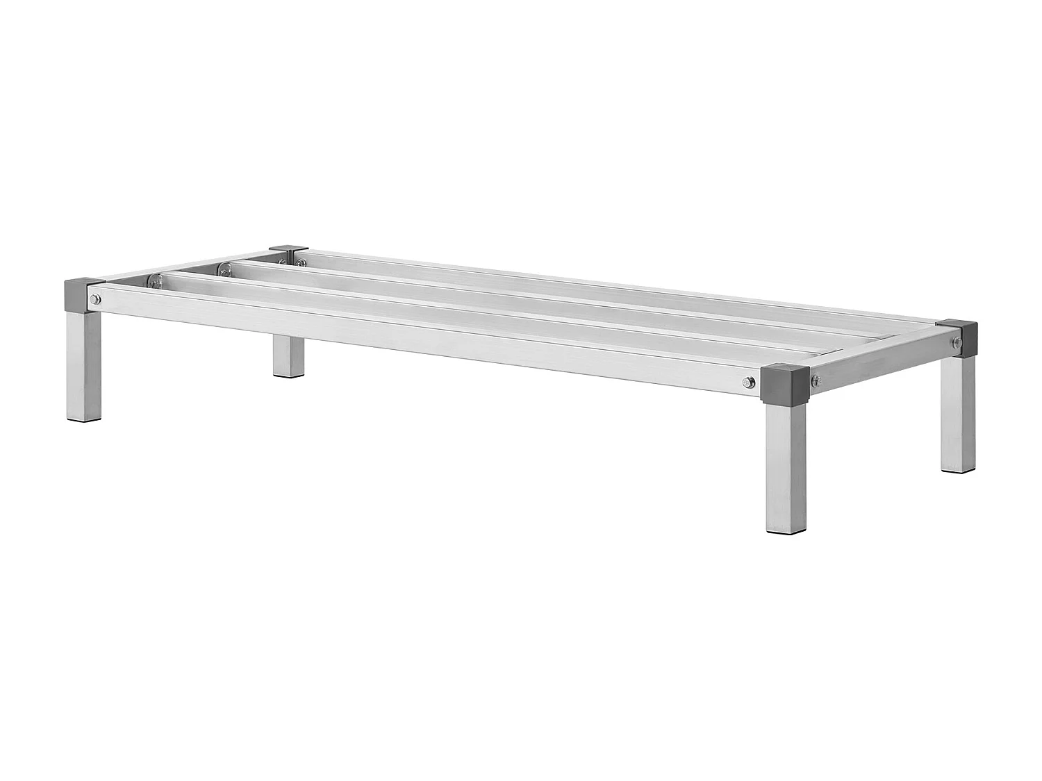 Étagère de Rangement, SucceBuy Rack de Calage en Aluminium 121.9 × 50.8 × 20.32 cm Capacité de 454 kg
