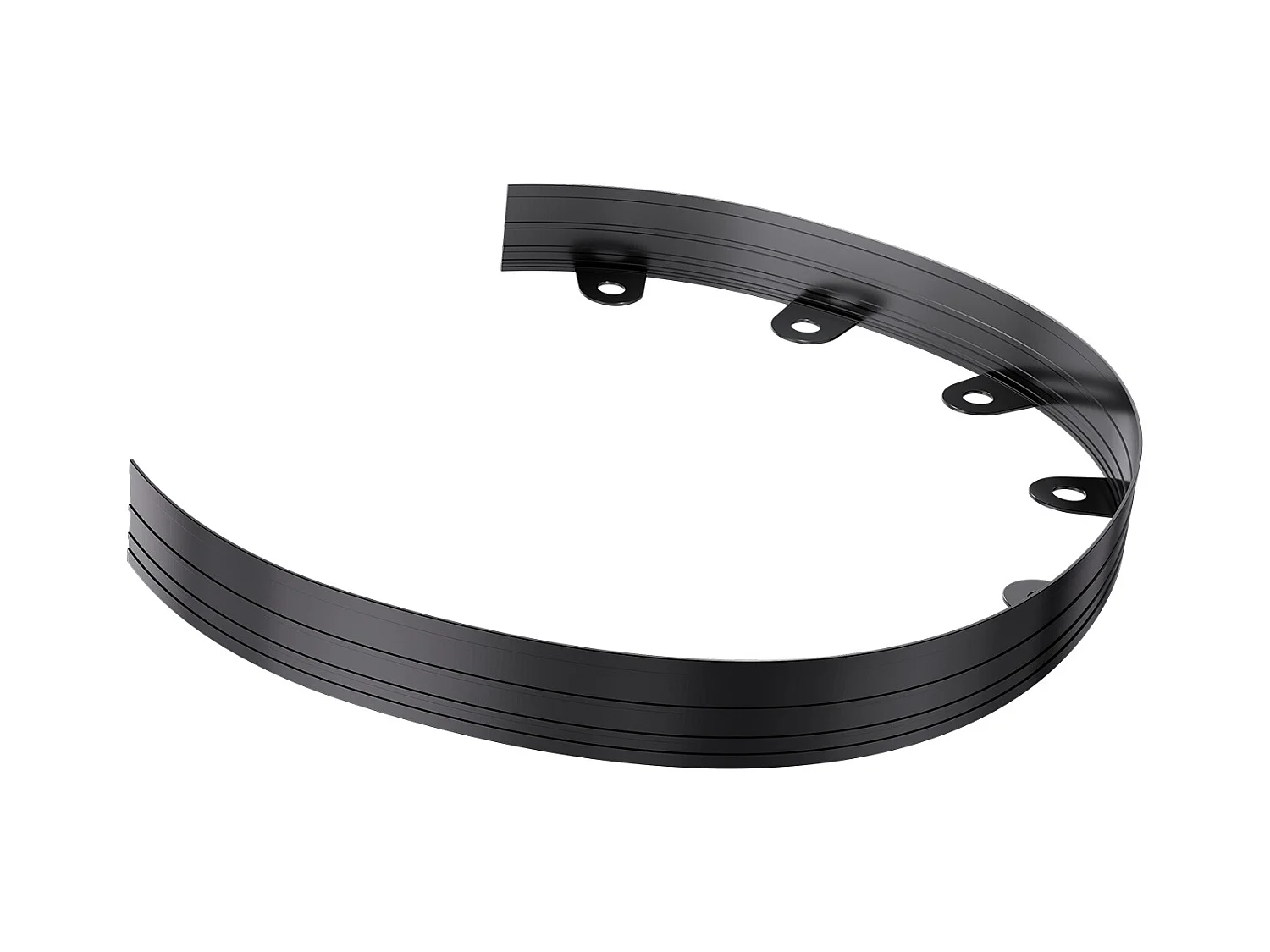 Bordure de Jardin en Métal SucceBuy, 10 Paquets de 1524 mm, Résistante à la Rouille, Pliable pour Cour et Jardin