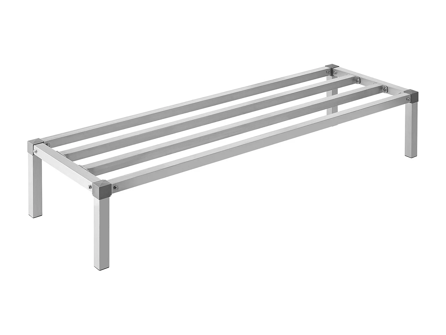 Opbergplank, SucceBuy Aluminium Plankbeugel Stationaire Plankbeugel Opbergrek 152,4 × 50,8 × 30,48 cm