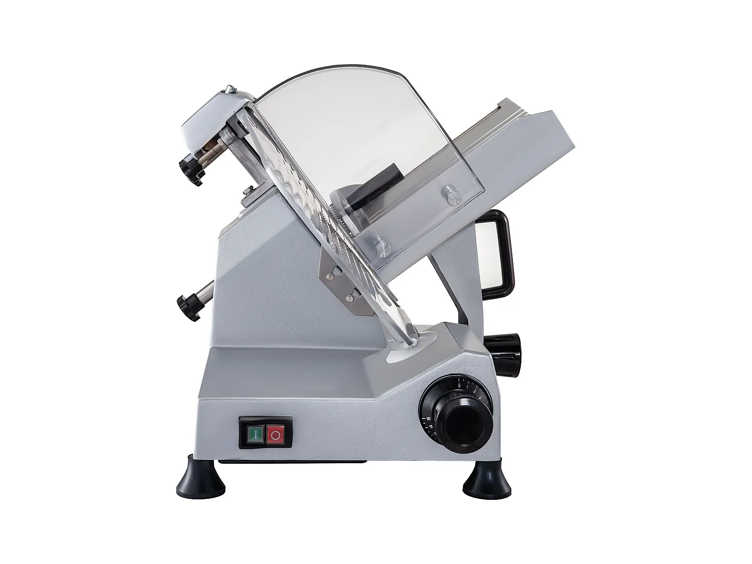 Trancheuse à Viande SucceBuy Électrique Commerciale 320 W, Lame de 30CM, Coupe-Charcuterie 350-400 tr/min