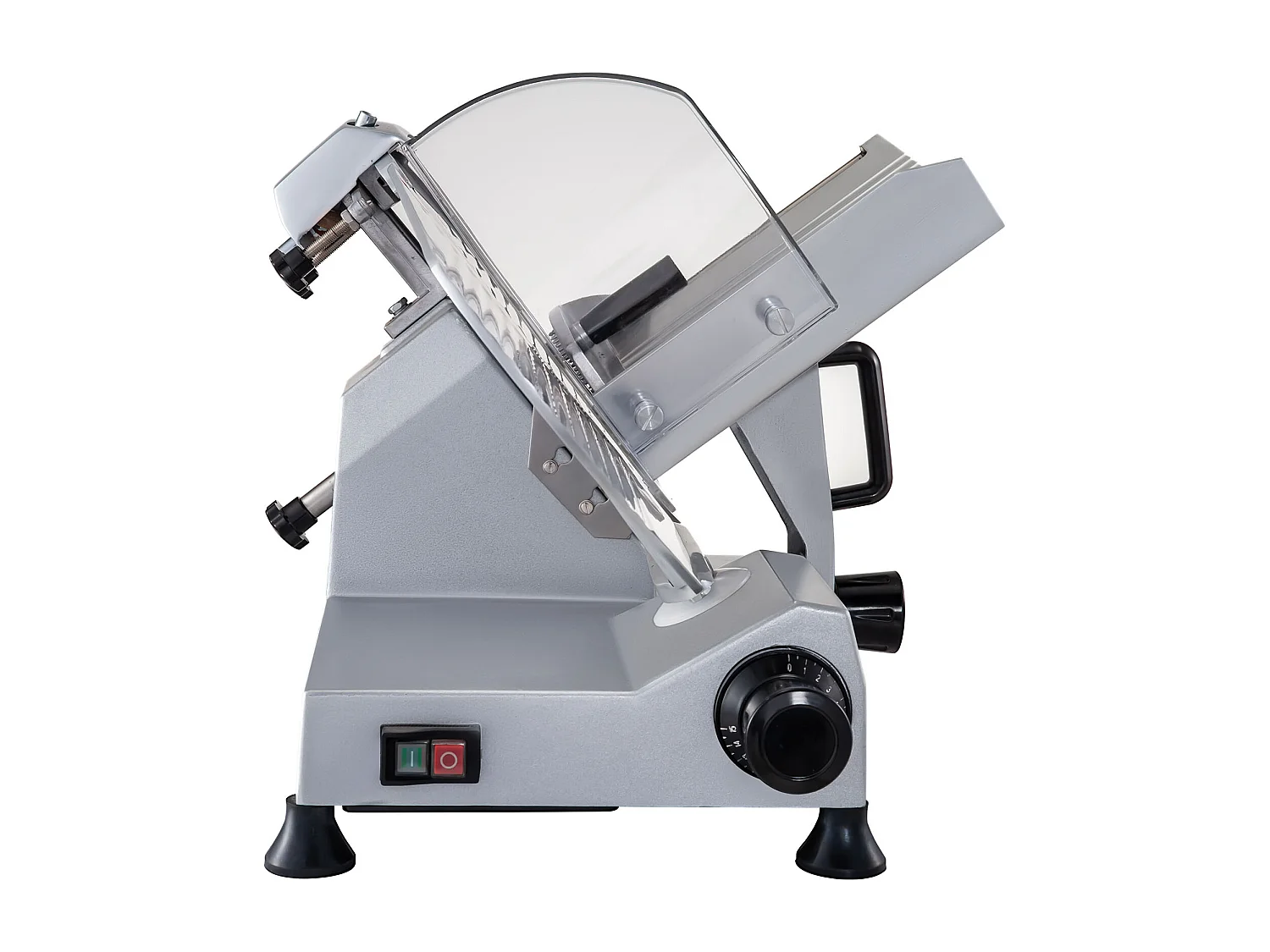 Affettatrice di Carne SucceBuy Elettrica Commerciale 320 W, Lama di 30CM, Taglio-Salumi 350-400 giri/min