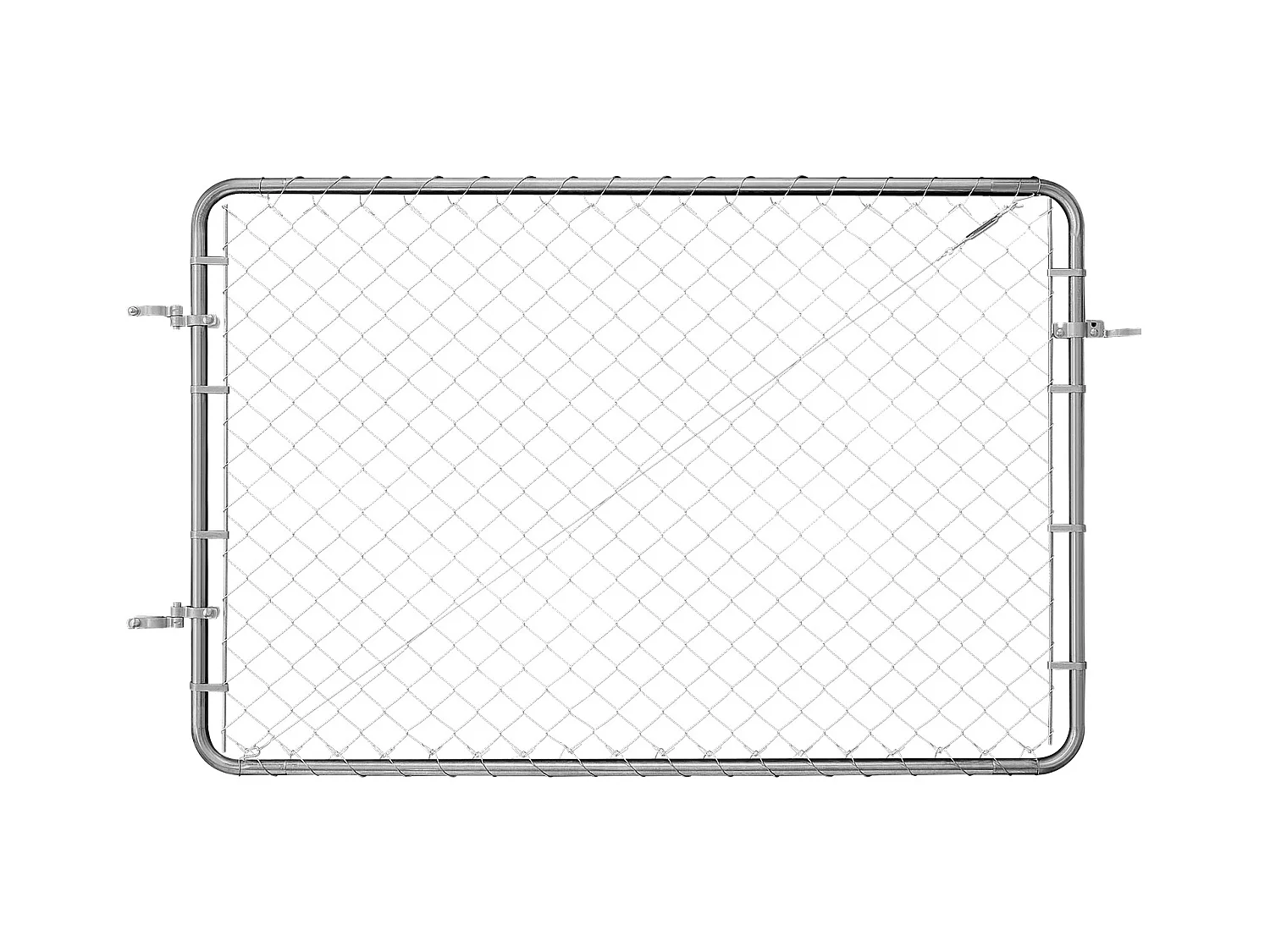 Portail de Clôture de Jardin, SucceBuy Portillon de Jardin en Mailles 183×122 cm sans Poteaux Inclus