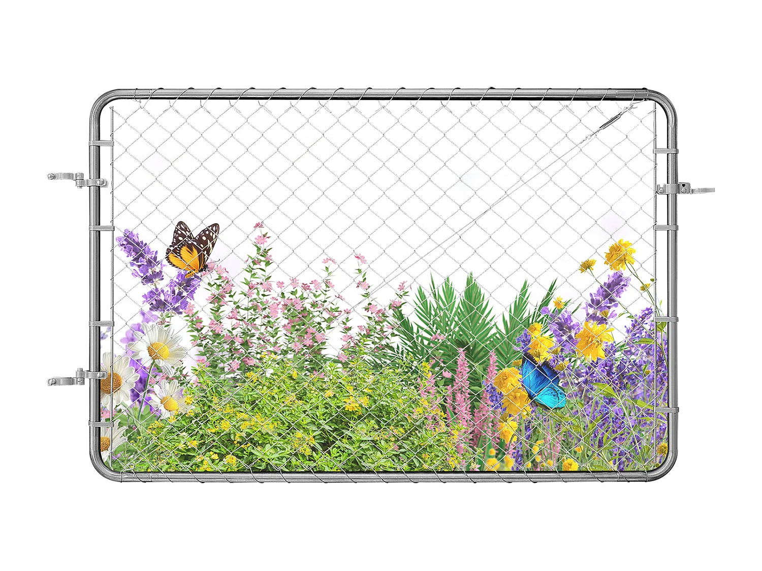 Tuinhekpoort, SucceBuy Gaas Tuinpoort 183×122 cm zonder Palen Inbegrepen