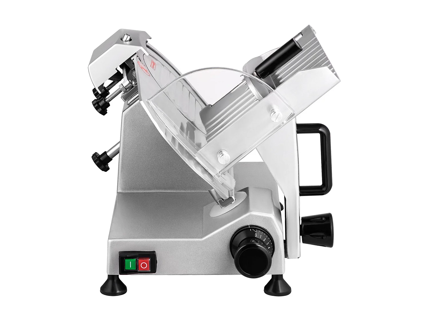 Trancheuse à Viande SucceBuy Électrique Commerciale 200 W, Lame de 20CM, Coupe-Charcuterie 350-400 tr/min