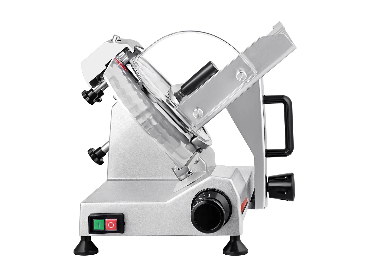 Affettatrice di Carne SucceBuy Elettrica Commerciale 200 W, Lama di 20CM, Taglio-Salumi 350-400 giri/min