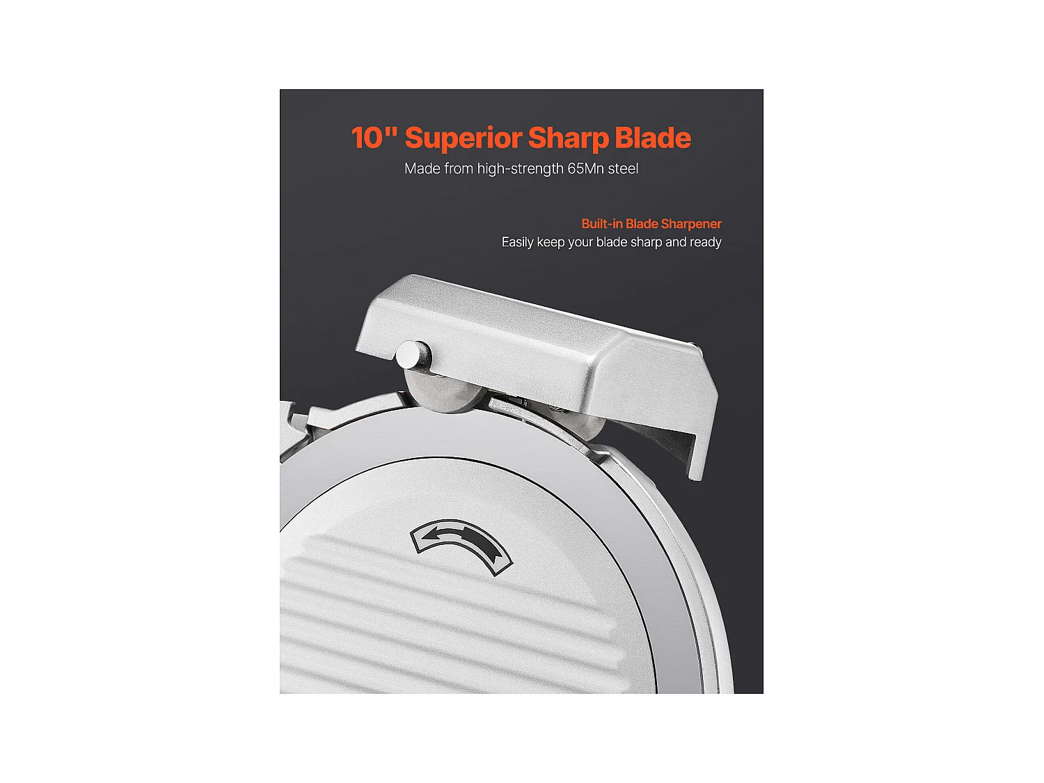 Fleischschneider SucceBuy 25CM, Fleisch-Schneider Elektrisch 180 W für Fleisch, Brot und Käse