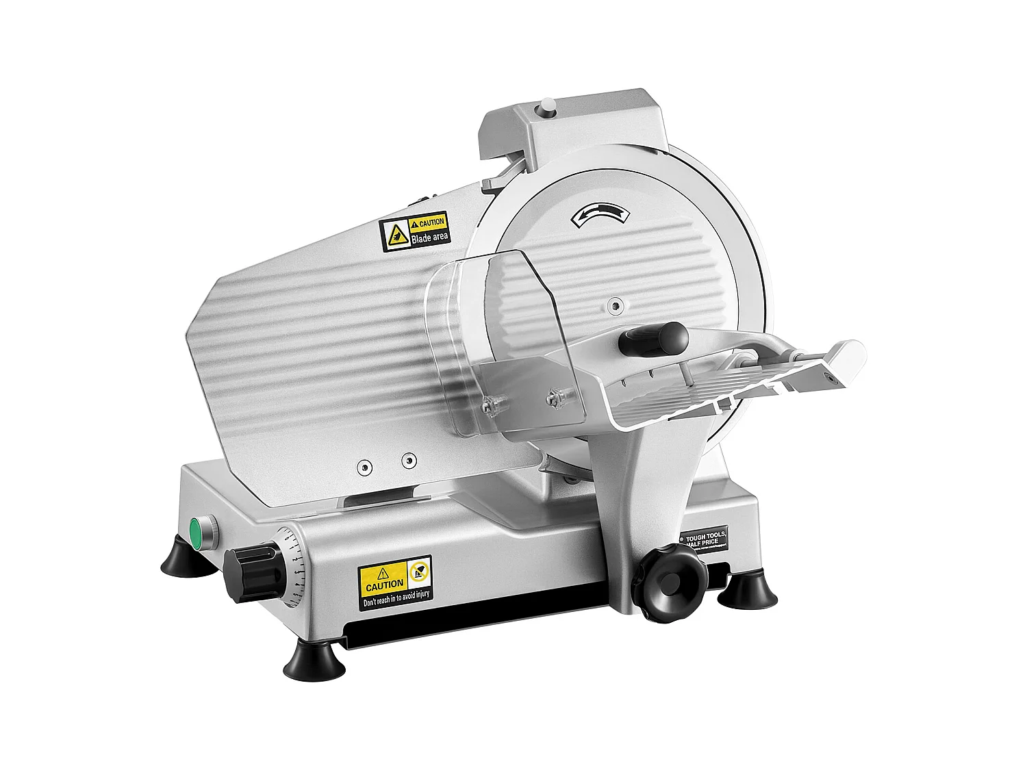 Fleischschneider SucceBuy 25CM, Fleisch-Schneider Elektrisch 180 W für Fleisch, Brot und Käse