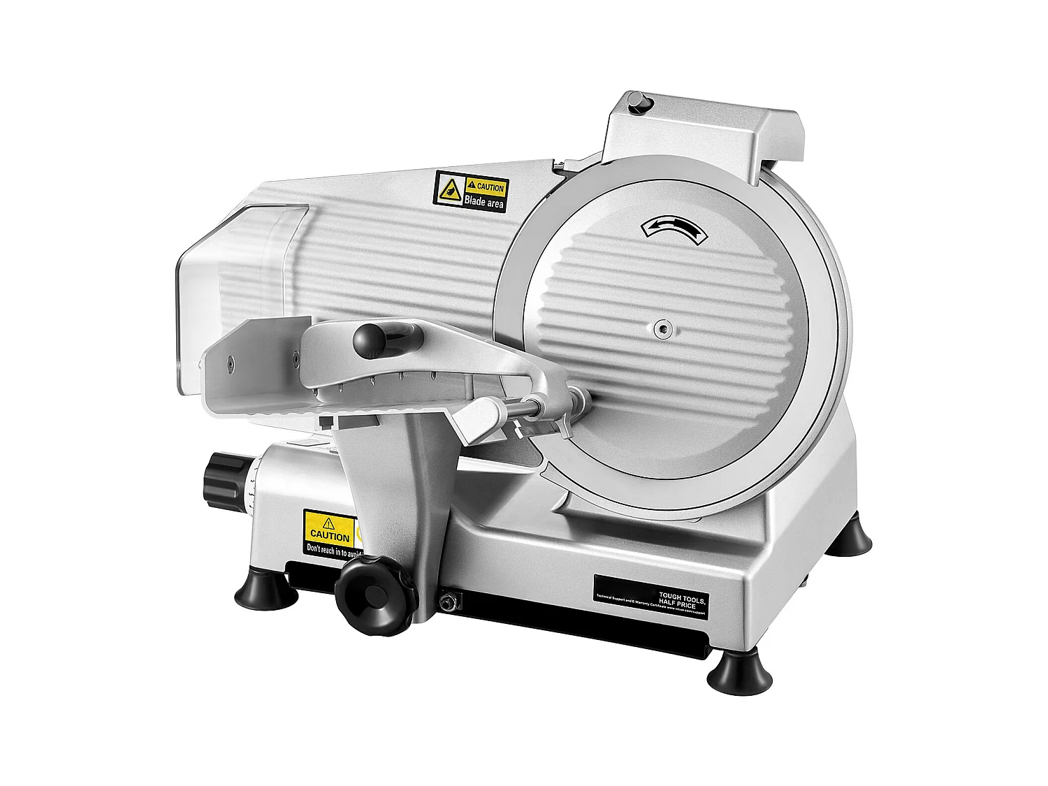 Fleischschneider SucceBuy 25CM, Fleisch-Schneider Elektrisch 180 W für Fleisch, Brot und Käse