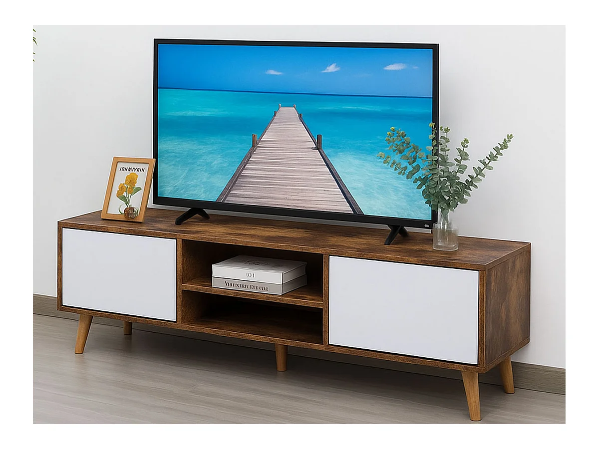 Móvel TV Istambul (Wengue, Branco)