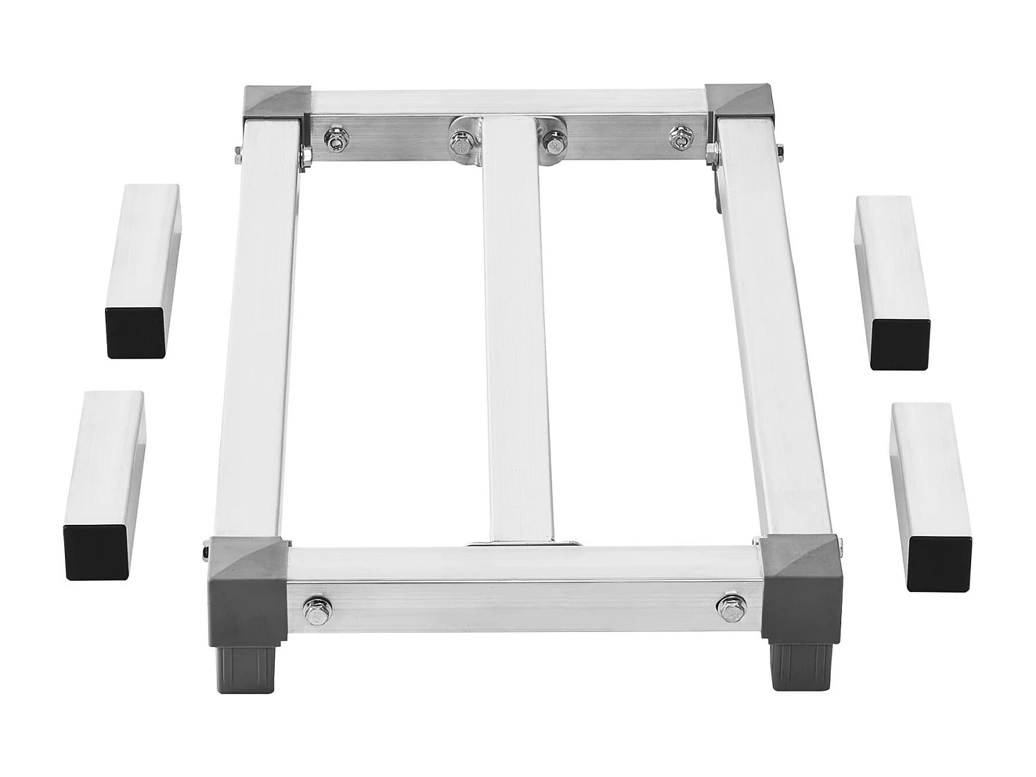 Półka Magazynowa, SucceBuy Aluminiowy Wspornik Półki Stały Wspornik Półki Regał Magazynowy 60,96 × 35,56 × 20,32 cm