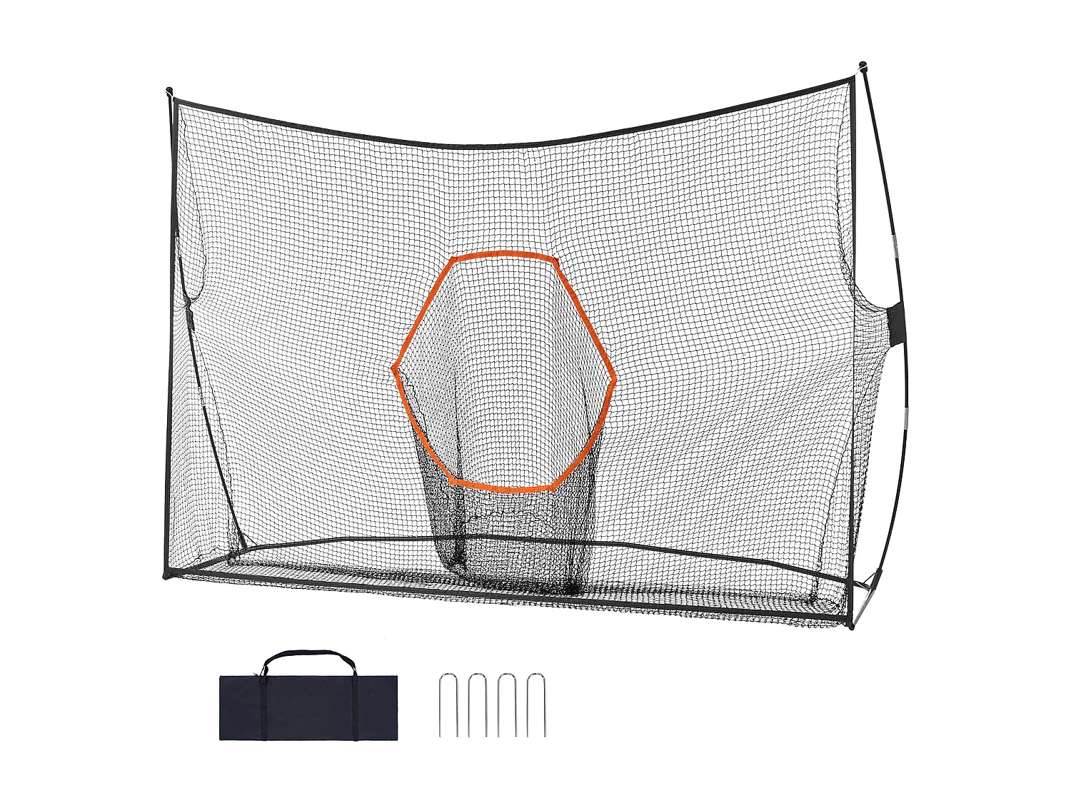 Filet d'Entraînement de Golf SucceBuy, 27 x 18cm, avec Cadre en Fibre de Verre et Cible