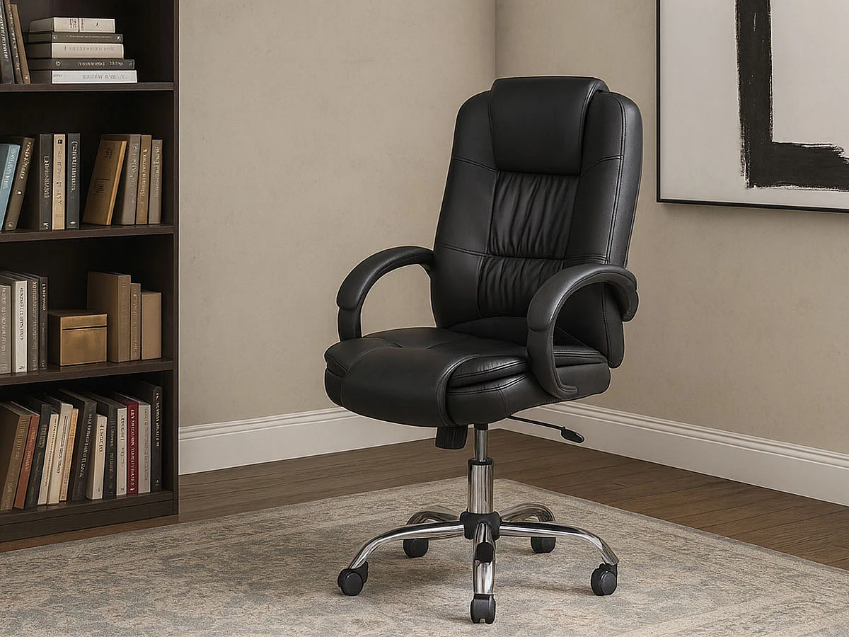 Cadeira de Escritório Executiva, Alvor (Preto)