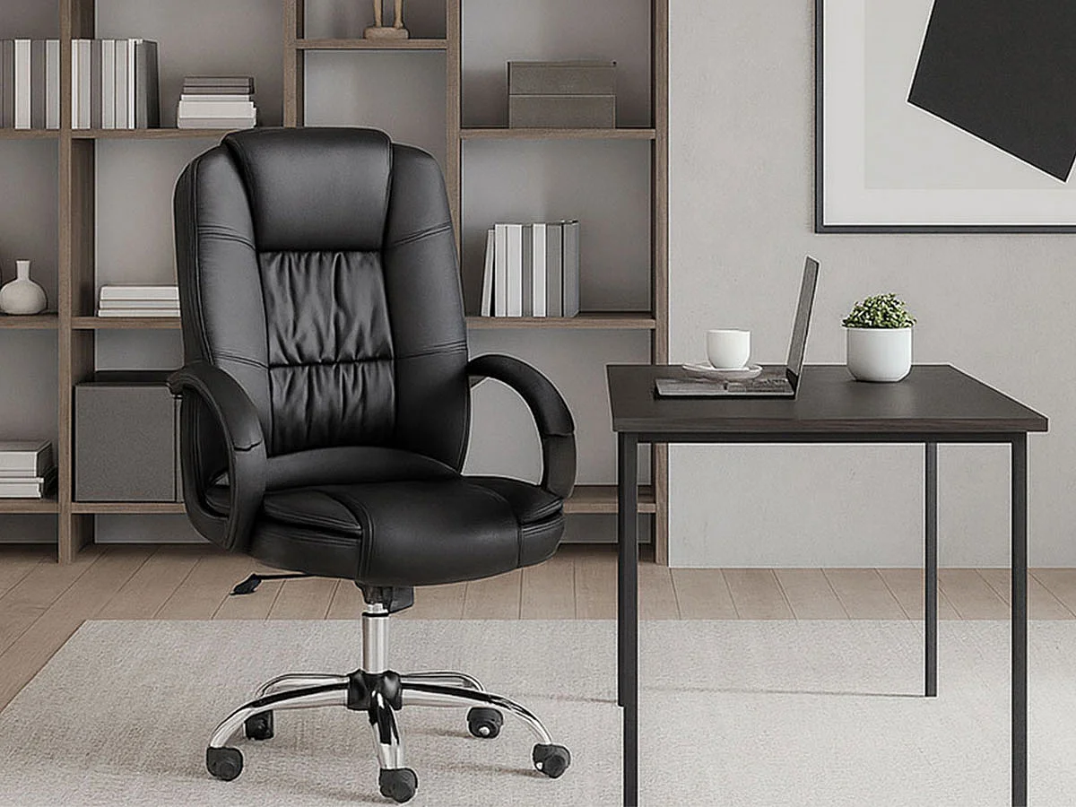 Cadeira de Escritório Executiva, Alvor (Preto)
