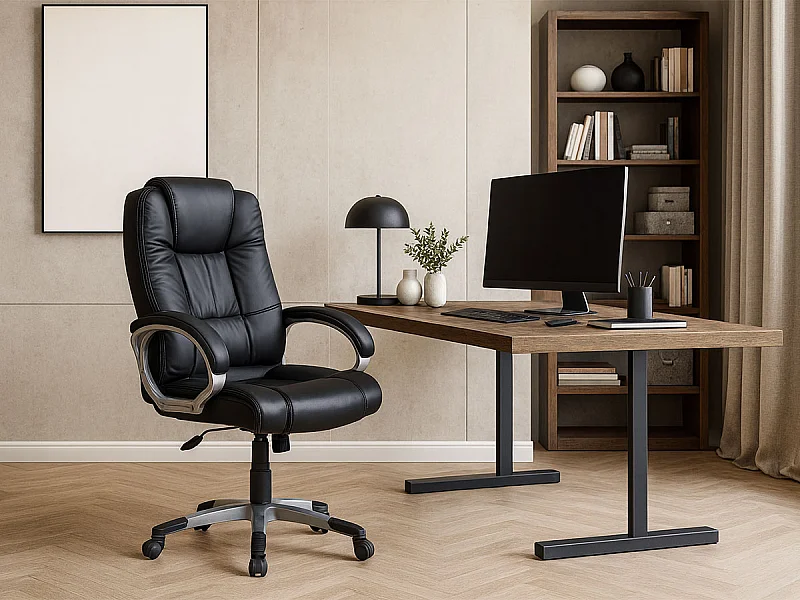 Cadeira de Escritório Executiva, Novis (Preto)