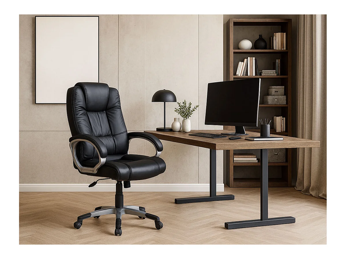 Cadeira de Escritório Executiva, Novis (Preto)