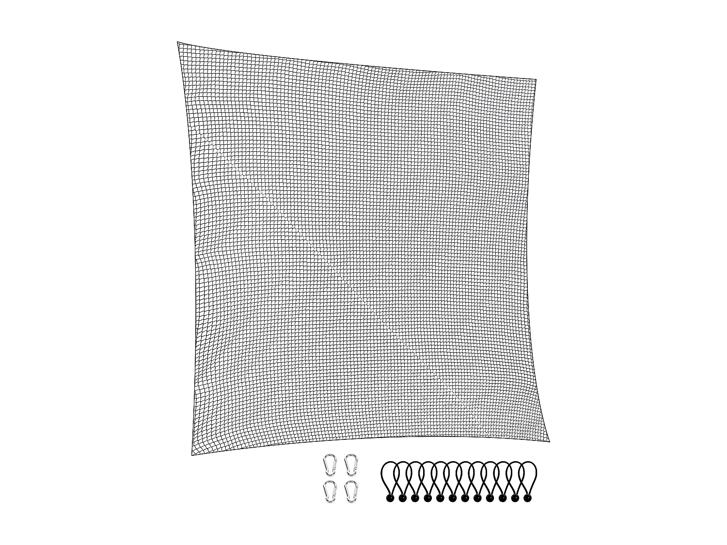 Filet d'Entraînement de Golf SucceBuy 25.4 x 25.4 cm, Filet de Frappe Intérieur pour Baseball, Hockey, Football