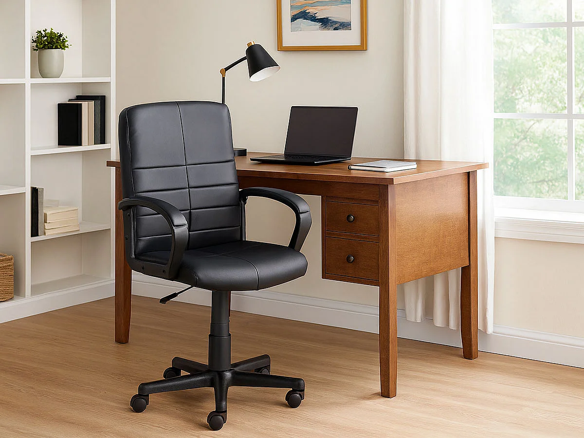 Cadeira de Escritório Executiva, Studio (Preto)