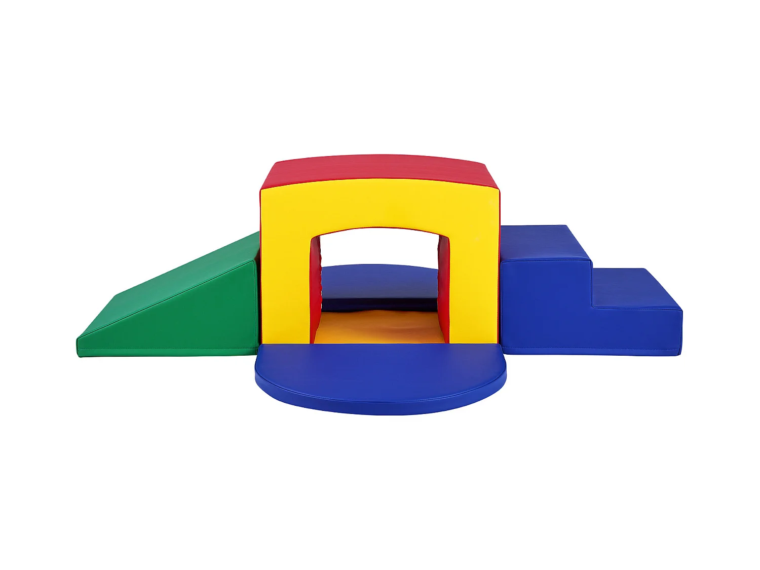 Jouets d'Escalade en Mousse pour Tout-Petits SucceBuy, Tunnel d'Escalade Simple avec Escaliers et Rampe, 5 Pièces