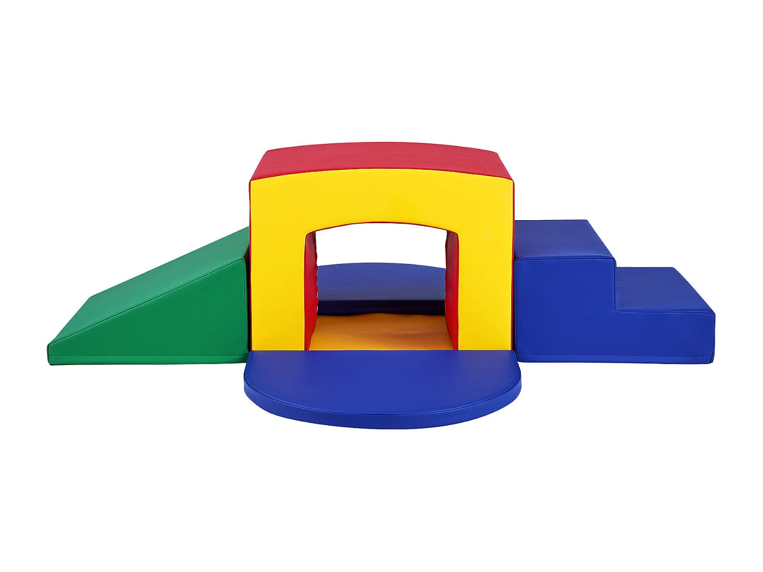 Jouets d'Escalade en Mousse pour Tout-Petits SucceBuy, Tunnel d'Escalade Simple avec Escaliers et Rampe, 5 Pièces