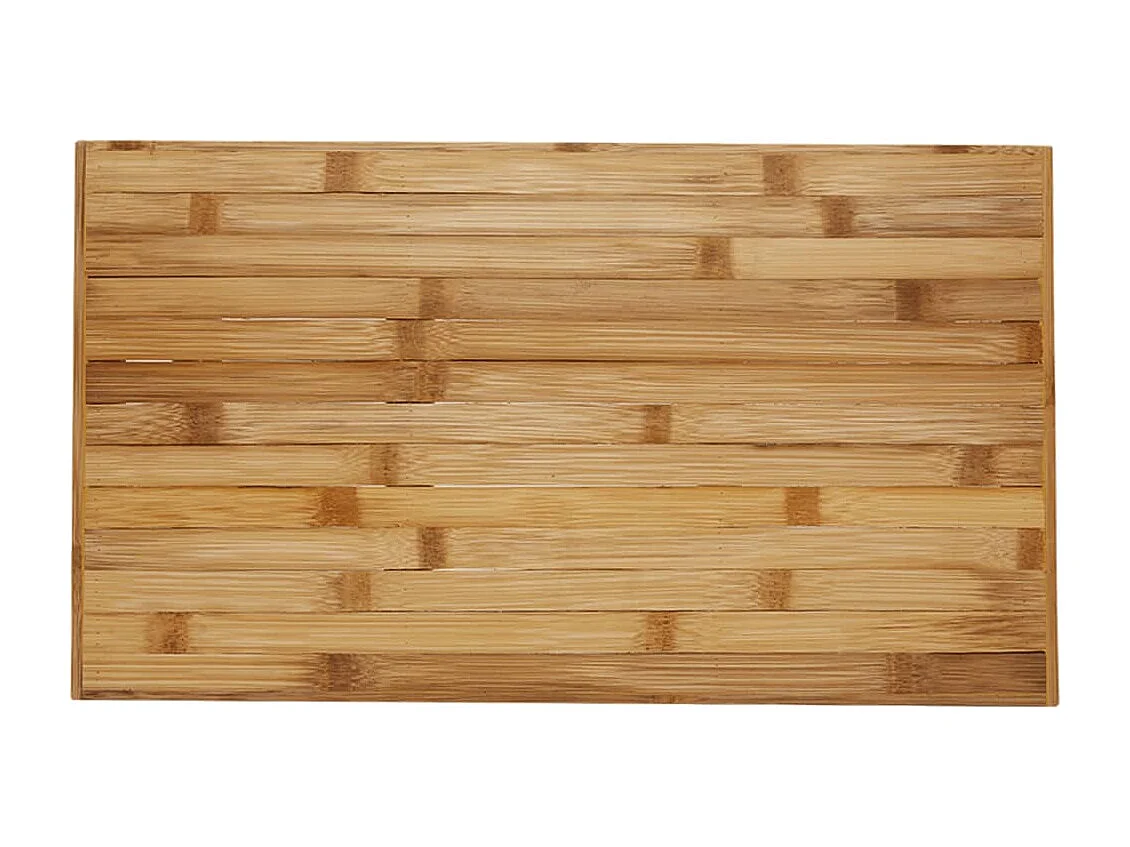 Table basse de salon bambou marron 70 x 40 x 35 cm DEC037127