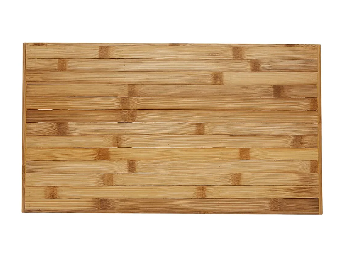 Table basse de salon bambou marron 70 x 40 x 35 cm DEC037127