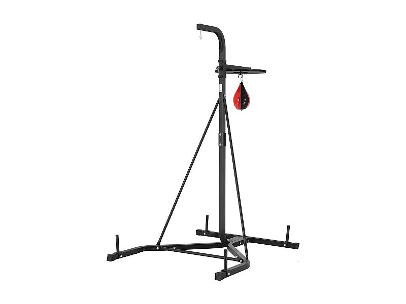 Stojak na Worek Treningowy ze Stali SucceBuy 2 w 1, Nośność 65 kg, Stacja do Boksu Fitness