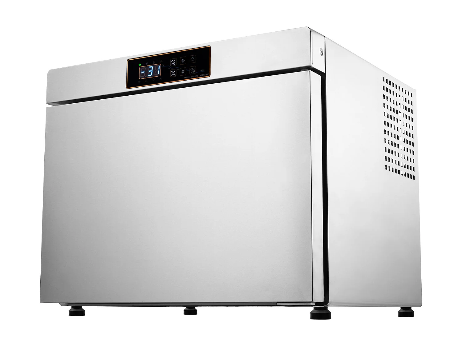 Congélateur Rapide Commercial SucceBuy, Refroidisseur Rapide à 4 Plateaux, 32 L, pour Fruits de mer et Crème Glacée