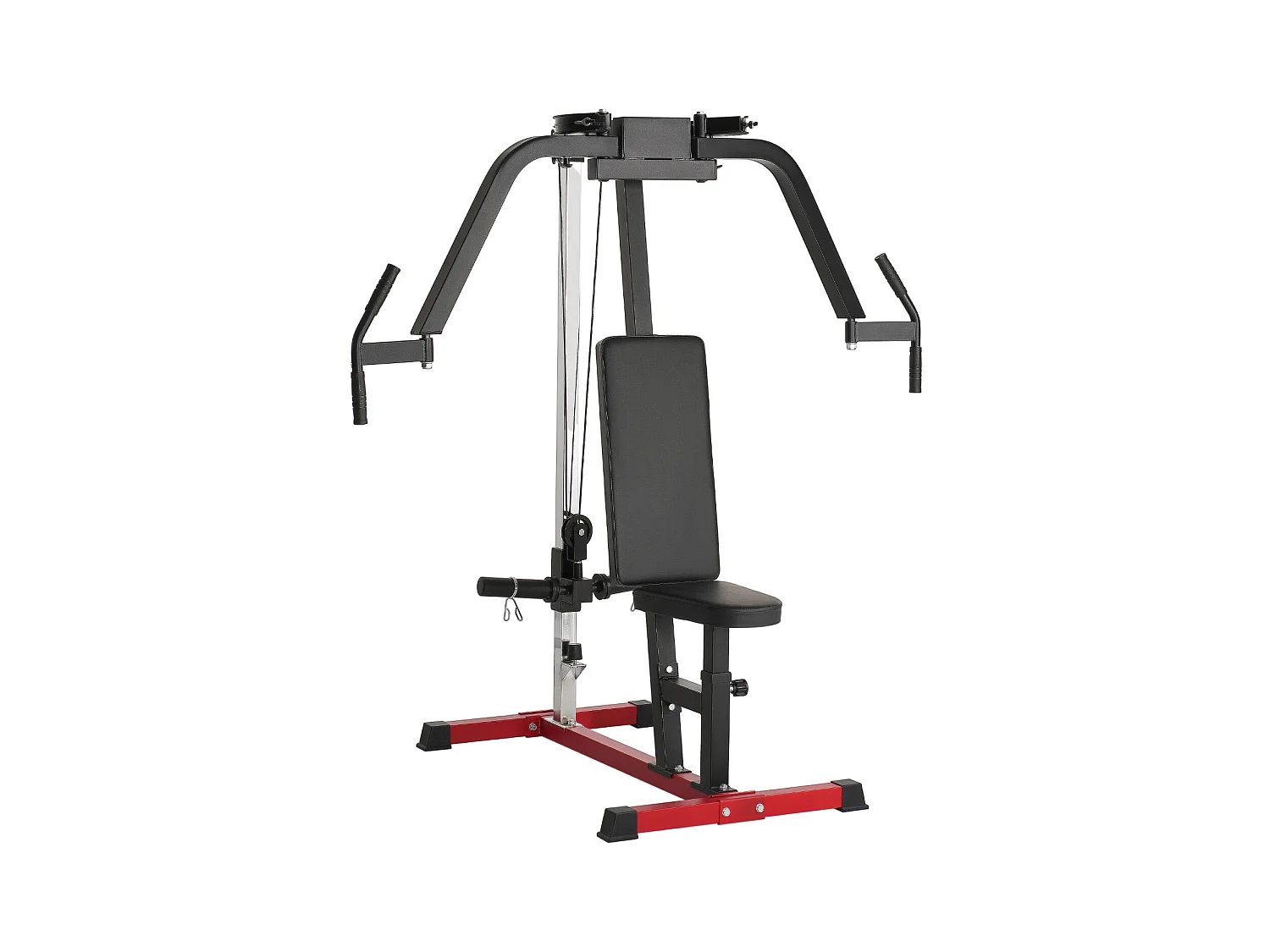 Appareil de Musculation SucceBuy, Presse Pectoral Réglable, Capacité de 204 kg, Gym Domicile pour Poitrine, Dos, Deltoïde Arrière et Épaules