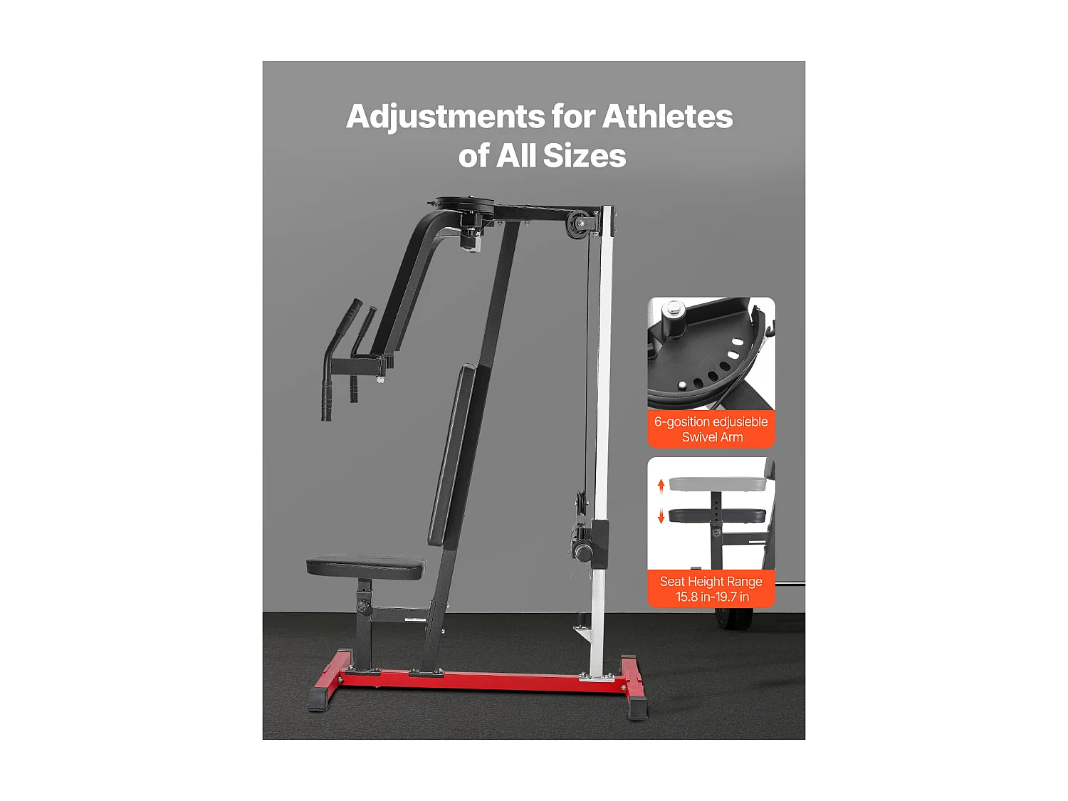 Krafttrainingsgerät SucceBuy , für Brustmuskeln und Schräge Sowie Umgekehrte Deltamuskel